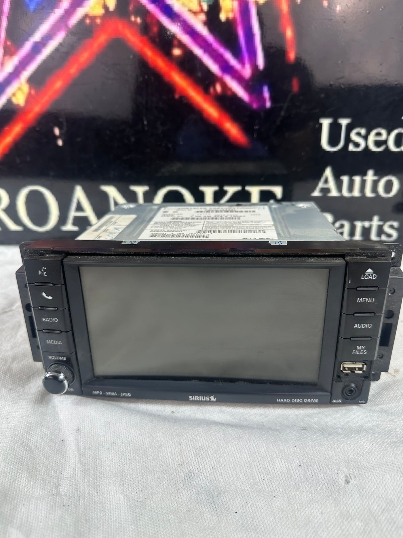 2011 Dodge Ram 1500 2500 Radio AM FM CD DVD Player Receiver W/ Navigation ID RHB