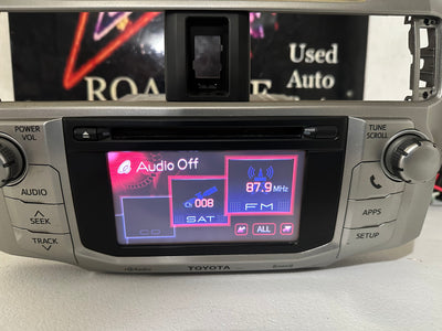 10 11 12 13 TOYOTA 4RUNNER OEM Factory AM FM RADIO Info Display CD Player P10121