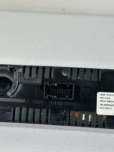 09-13 BMW F01 740i 750i Rear Temperature Control AC Heater Climate Panel OEM