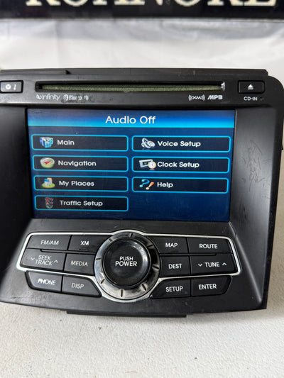 11 12 2011 2012 Hyundai Sonata Radio Cd OEM Gps Navigation System 96560-3Q501