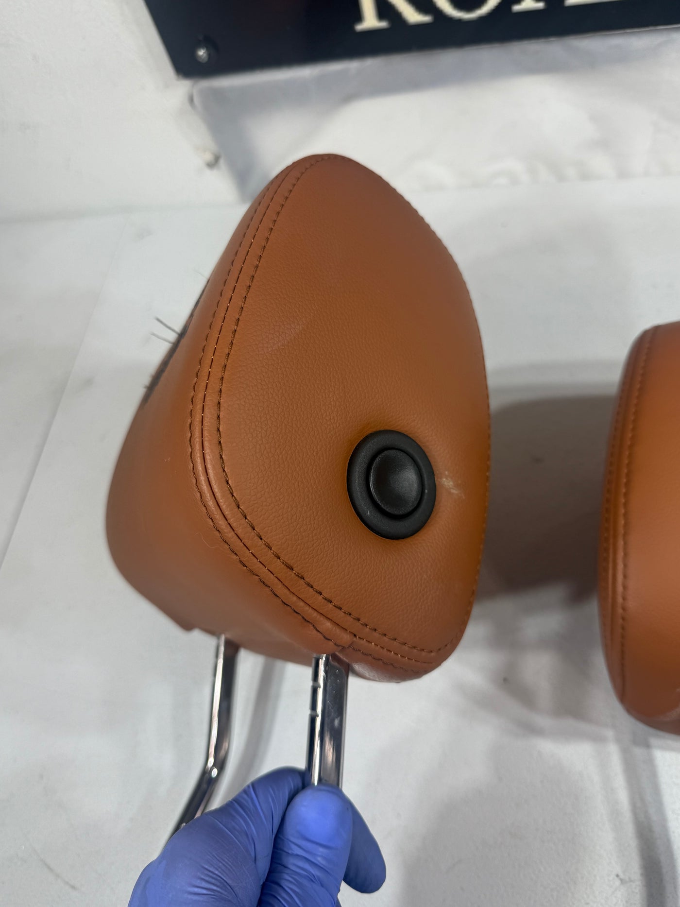 Headrests Acadia 2017 -2019 Front Seat Kalahari All Terrain Embroidered OEM