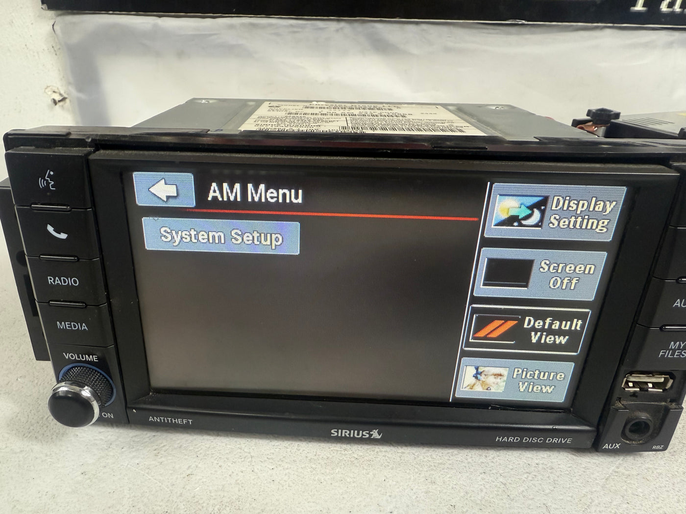 Jeep Dodge Chrysler MyGig CD DVD Radio High RBZ Wrangler Caravan Ram UCONNECT
