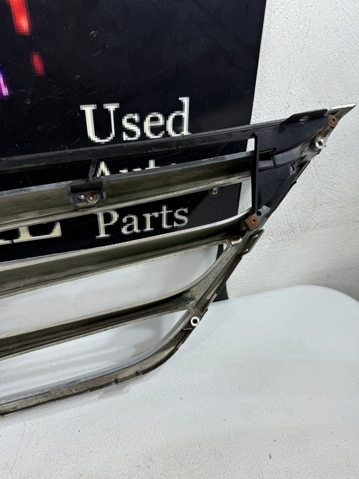 09-11 HYUNDAI GENESIS SEDAN OEM CHROME SILVER FRONT UPPER GRILLE GRILL HOOD TRIM