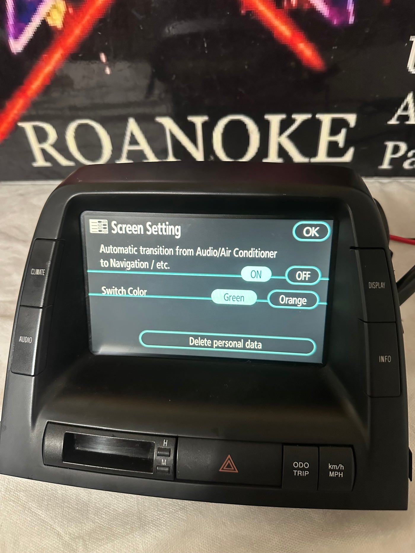 2006-2009 Toyota Prius Radio Info Screen Display With Rear Cam 86110-47230
