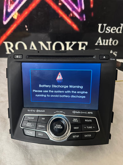 2011-2013 Hyundai Sonata AM FM SAT MP3 Radio Navigation Bluetooth Screen