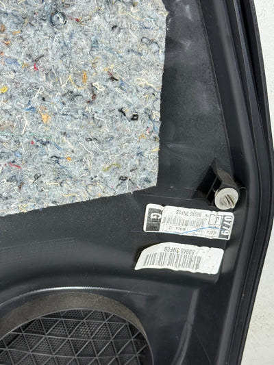 13-17 Nissan Leaf Front Door Trim Panel Right Front Passenger Side Black Cloth OEM