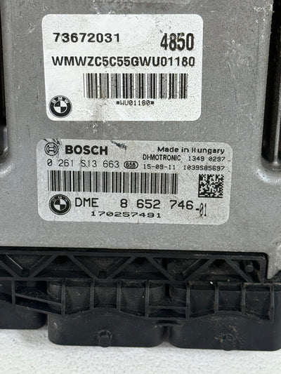 MINI COOPER COUNTRYMAN BASE 1.6L 2016 ENGINE CONTROL MODULE ECU ECM 8652746