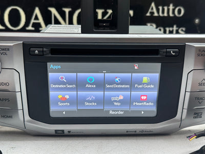 2014 - 2016 Toyota 4Runner OEM JBL Navigation Gracenote HD Radio W/ Speakers
