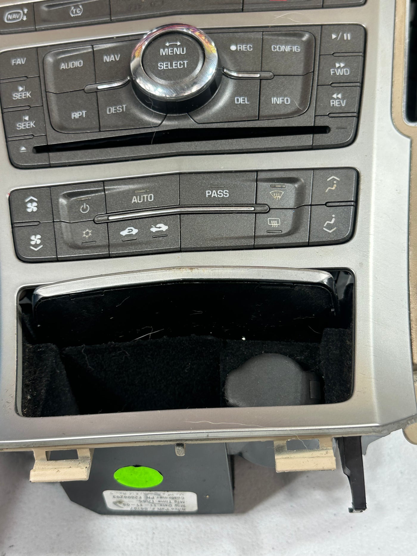 2008-2015 Cadillac CTS Navigation Information Display Screen Opt UAV Whole Set
