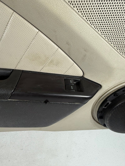 OEM 2010 - 2014 FORD MUSTANG COUPE LEFT DRIVER DOOR PANEL BEIGE SHAKER