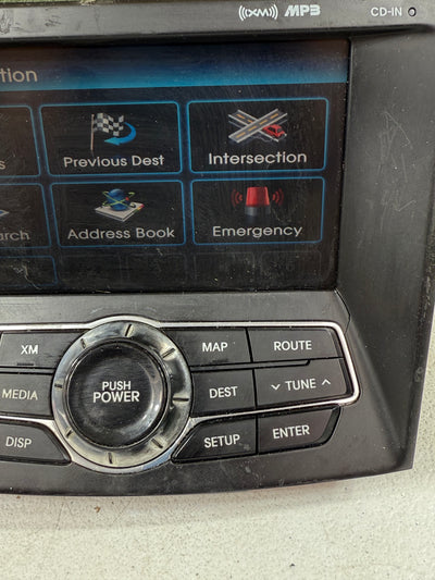 11 12 2011 2012 Hyundai Sonata Radio Cd OEM Gps Navigation System 96560-3Q501