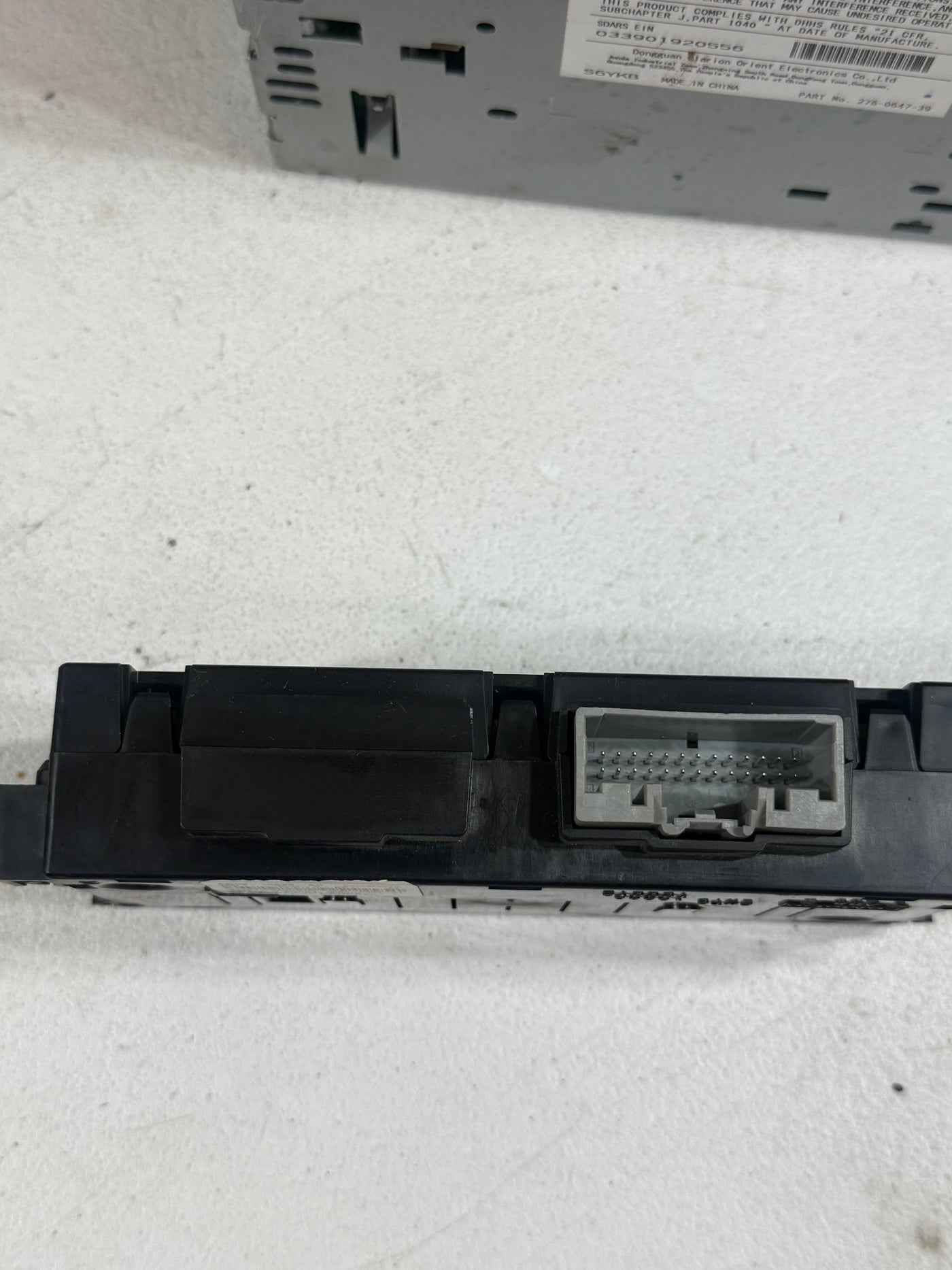 2010 2012 Mustang Shaker Audio Radio Control Panel Receiver Small Display TESTED