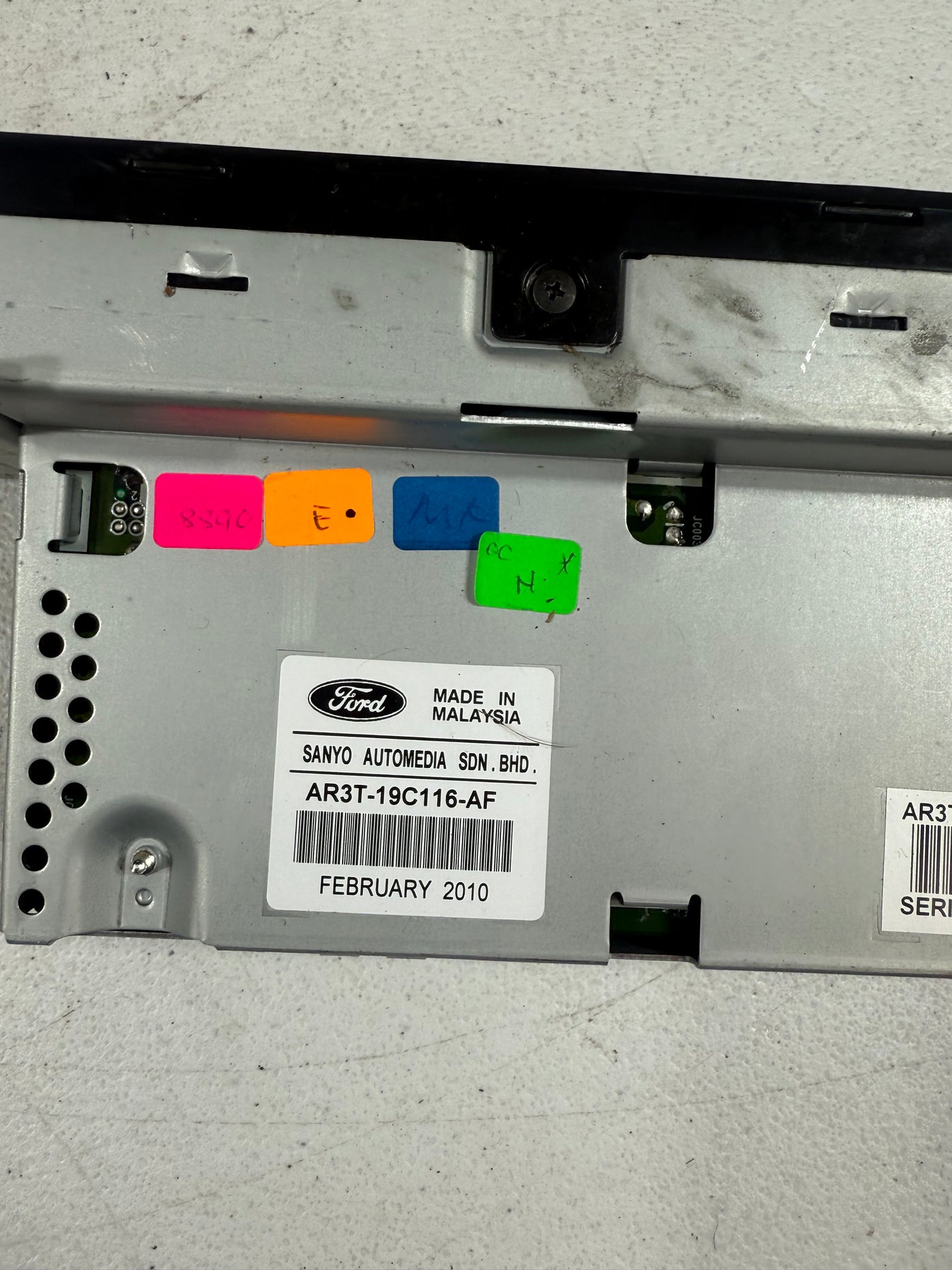 2010 2012 Mustang Shaker Audio Radio Control Panel Receiver Small Display TESTED