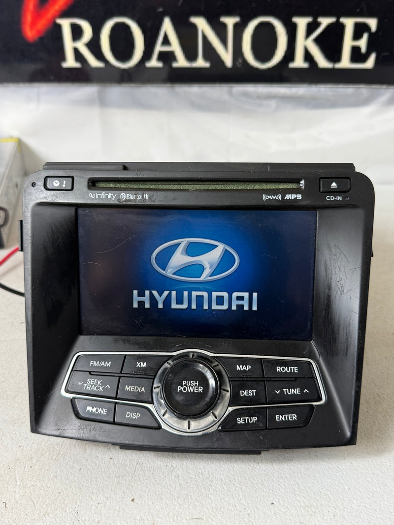 11 12 2011 2012 Hyundai Sonata Radio Cd OEM Gps Navigation System 96560-3Q501