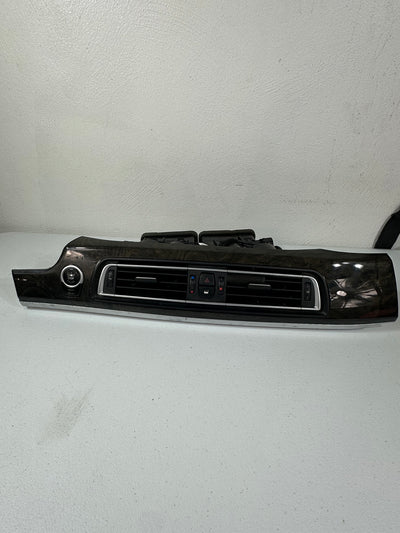 09-15 BMW 750I 740I F01 F02 Center Dash Trim W/ Air Vents OEM Woodgrain OEM