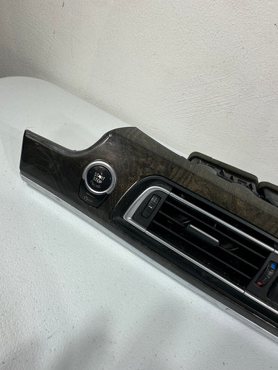 09-15 BMW 750I 740I F01 F02 Center Dash Trim W/ Air Vents OEM Woodgrain OEM