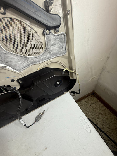 OEM 2010 - 2014 FORD MUSTANG COUPE RIGHT PASSENGER DOOR PANEL BEIGE SHAKER