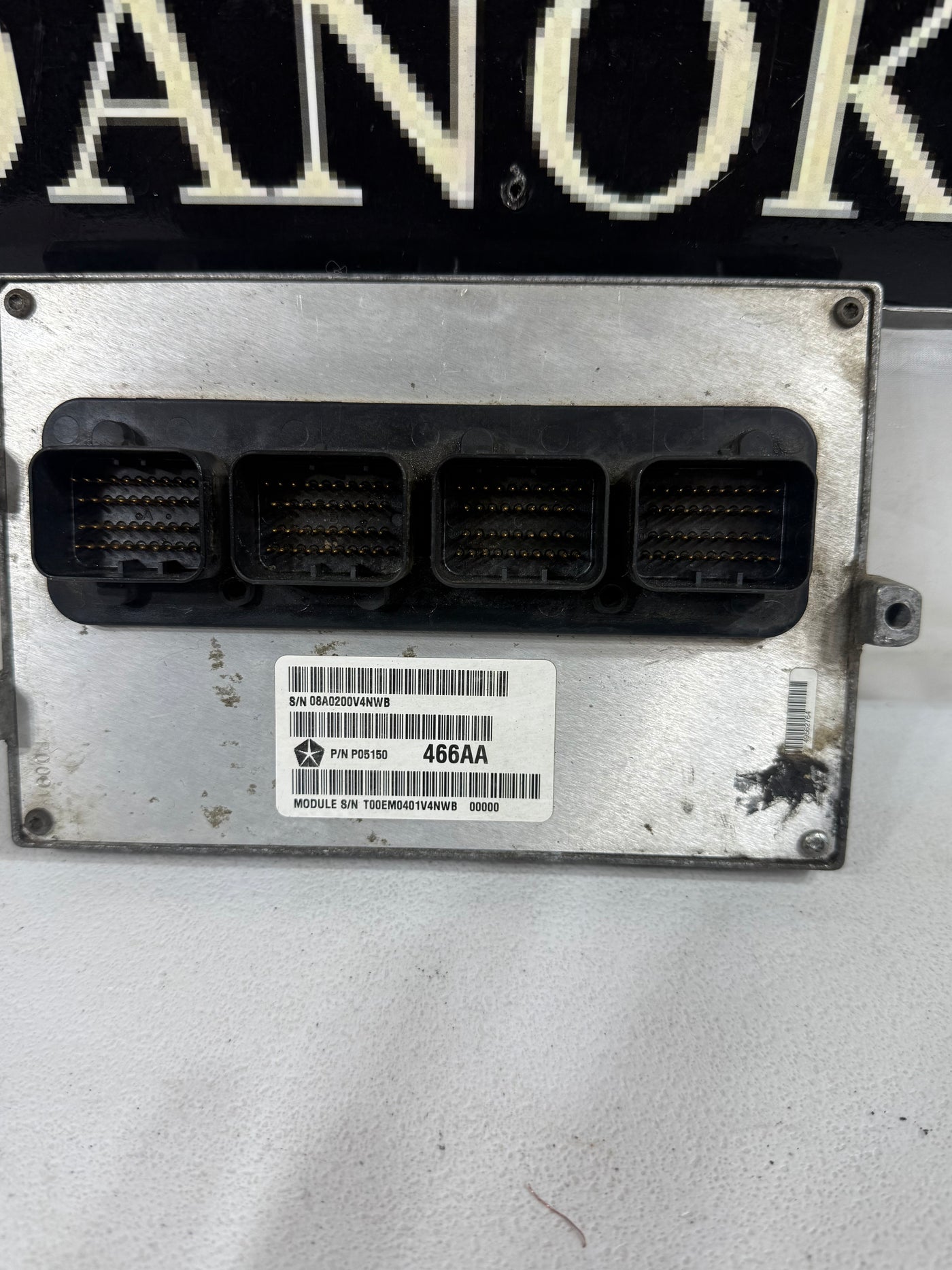 2008 Jeep Wrangler 3.8L AT ECU ECM PCM Engine Control Module P05187467AA OEM