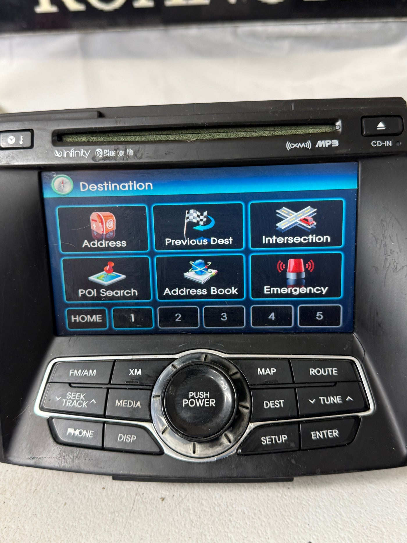 11 12 2011 2012 Hyundai Sonata Radio Cd OEM Gps Navigation System 96560-3Q501