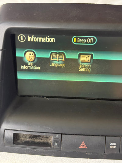 2006-2009 Toyota Prius Information Display Screen (6 Speaker) OEM 86110-47230