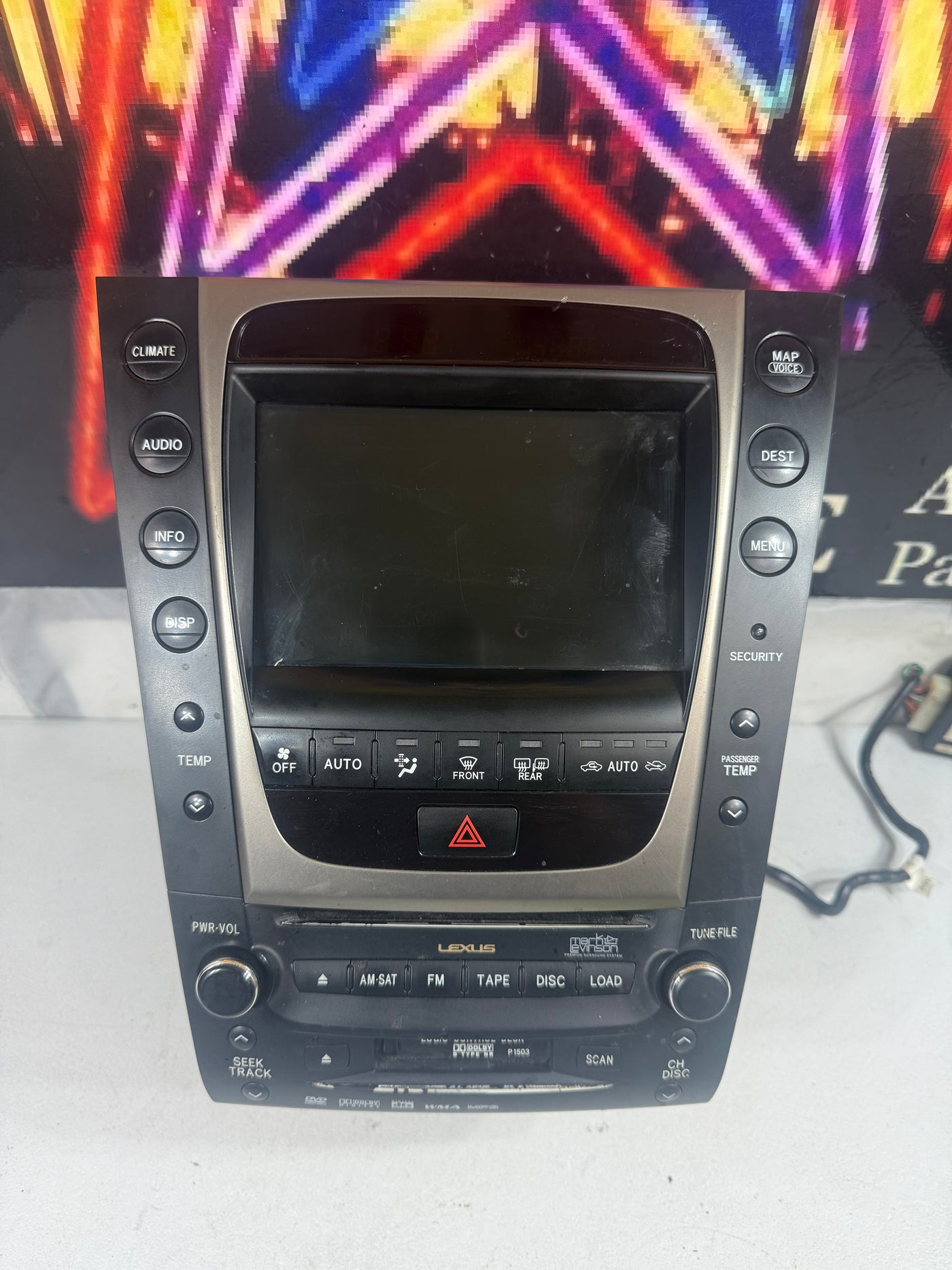2007 Lexus GS450h GPS Display Navigation Screen 86111-30550 OEM