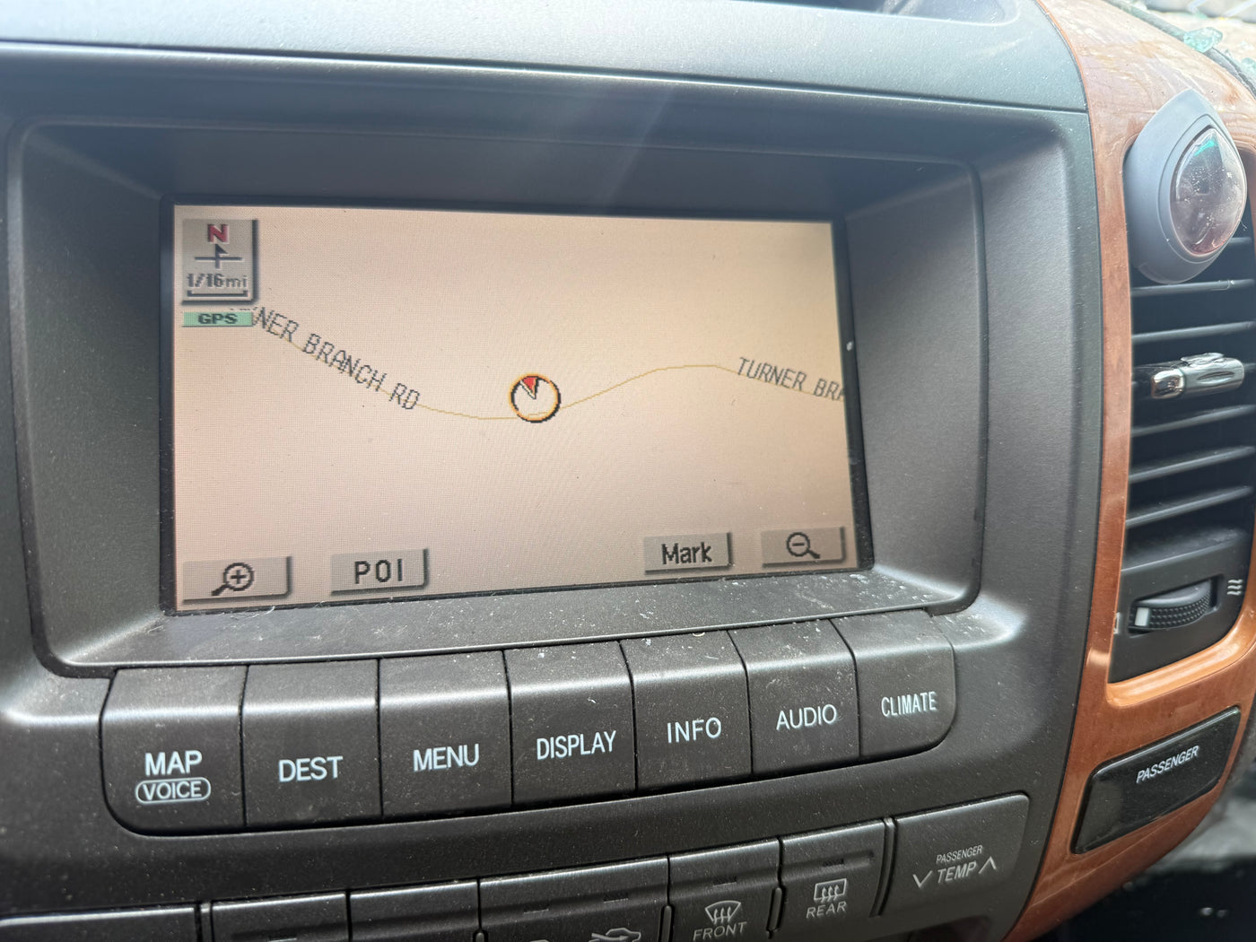 Lexus GX470 2003-2005 Multi Display Navigation screen 86111-60120 OEM