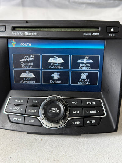 11 12 2011 2012 Hyundai Sonata Radio Cd OEM Gps Navigation System 96560-3Q501