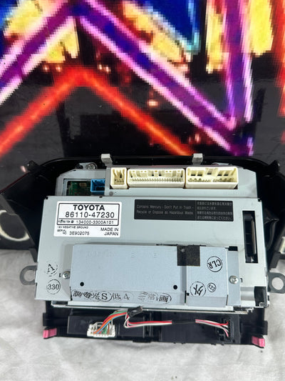 2006-2009 Toyota Prius Radio Info Screen Display With Rear Cam 86110-47230