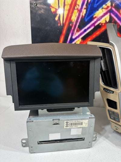 2008-2015 Cadillac CTS Navigation Information Display Screen Opt UAV Whole Set