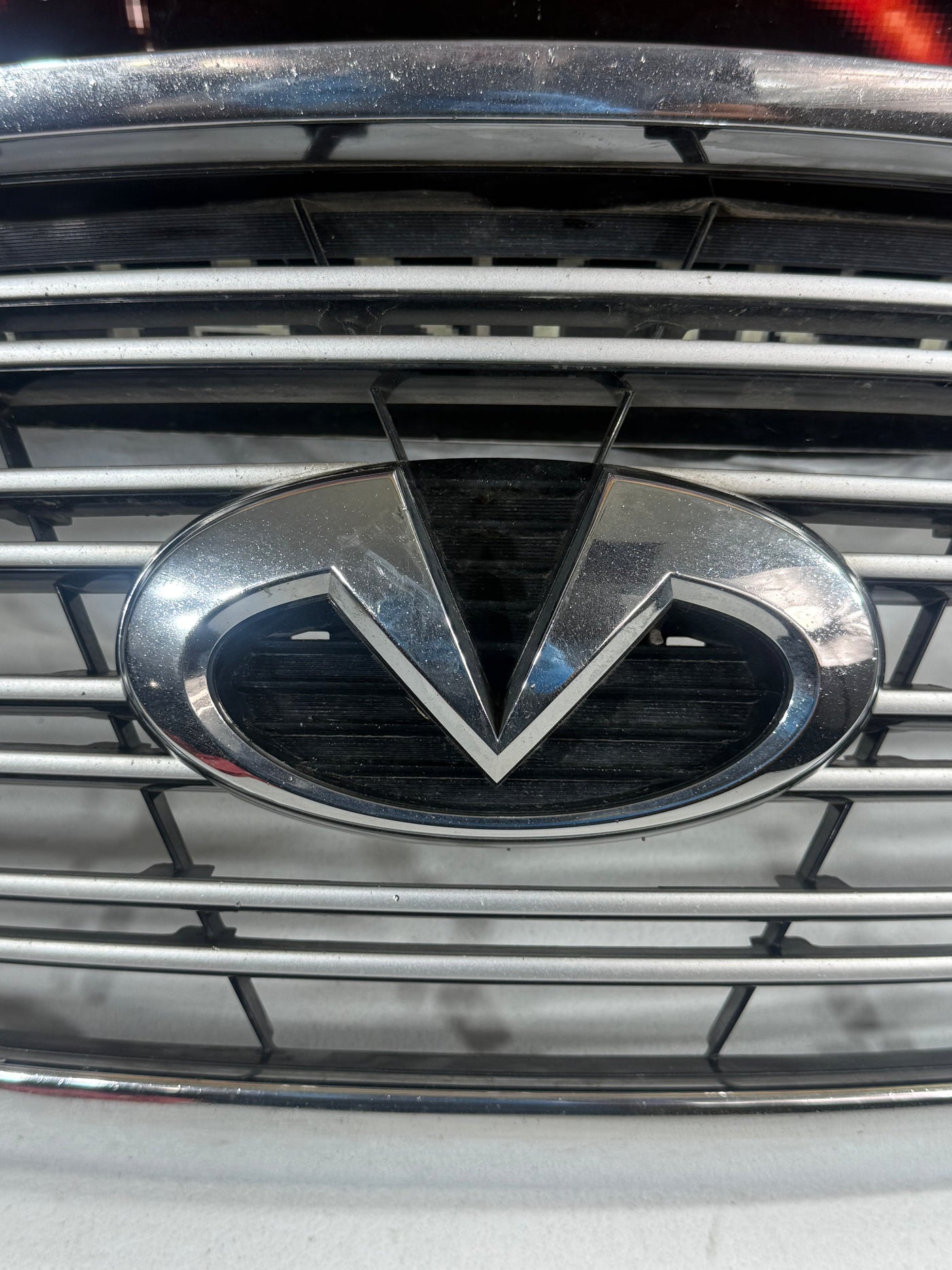 Infiniti M37x 2011 Grille Upper Bumper Mounted Fits 11-13 INFINITI M37 OEM