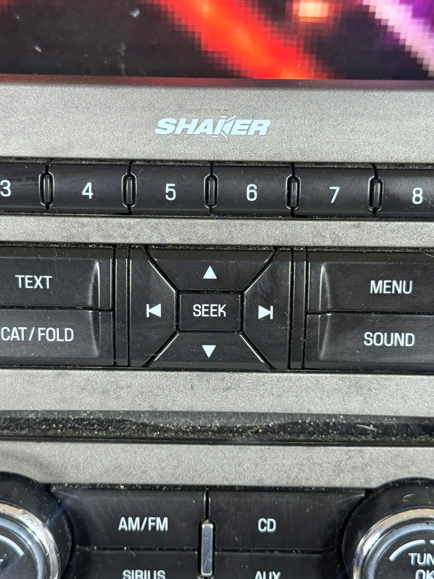 2010 2012 Mustang Shaker Audio Radio Control Panel Receiver Small Display TESTED