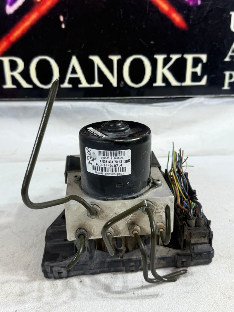 01-04 MERCEDES R170 SLK230 SLK320 ABS ANTI LOCK BRAKE PUMP HYDRAULIC MODULE
