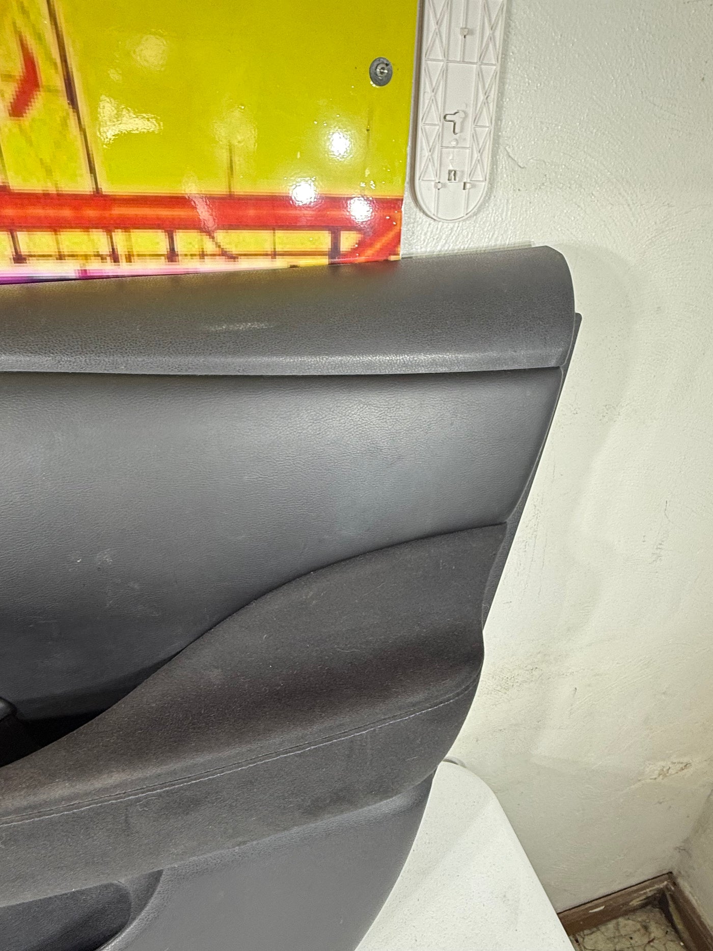 13-17 Nissan Leaf Front Door Trim Panel Right Front Passenger Side Black Cloth OEM