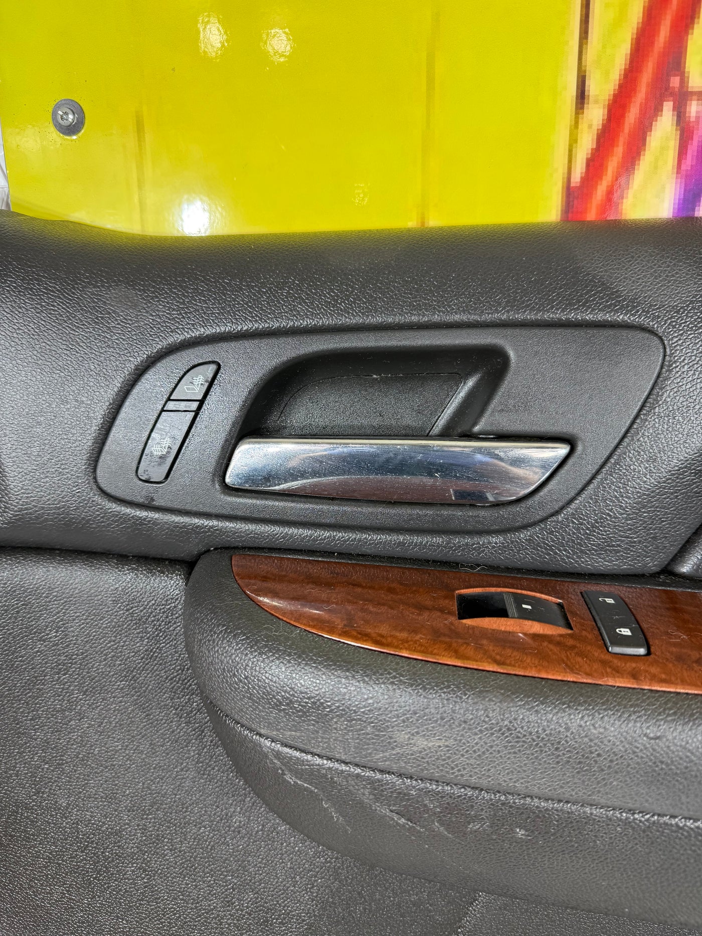 07-09 Chevy Silverado GMC SIERRA Right Passenger Front Door Trim Panel OEM