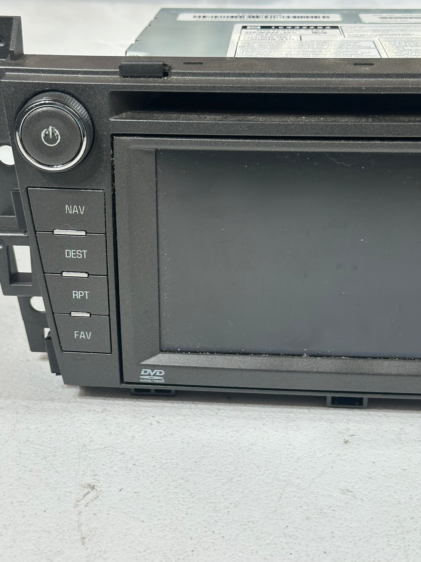 07 08 Cadillac SRX Radio Cd Dvd Gps Navigation  15932202 OEM