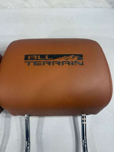 Headrests Acadia 2017 -2019 Front Seat Kalahari All Terrain Embroidered OEM