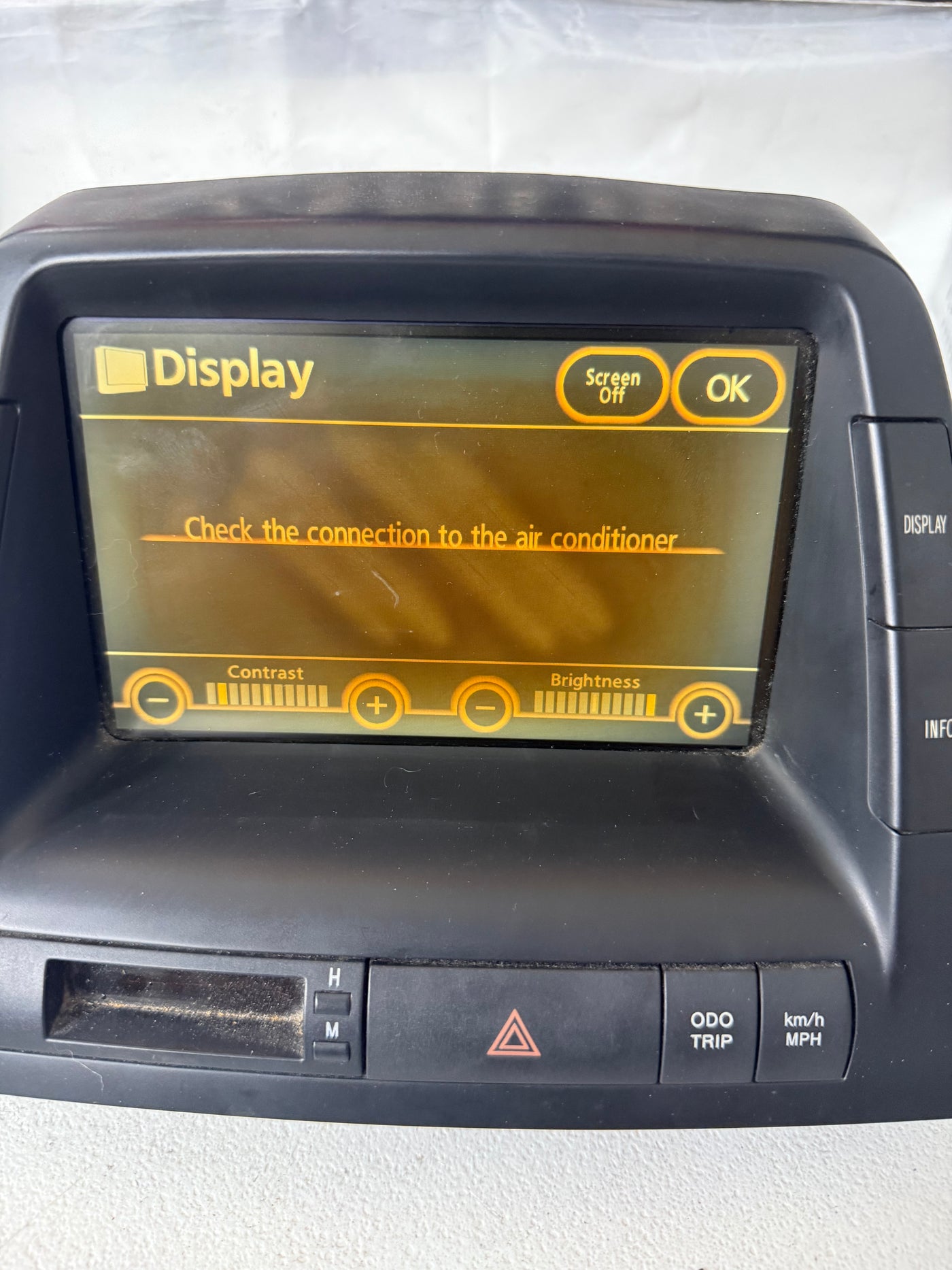 06-09 Toyota Prius MFD Display Screen Info Monitor OEM 86110-47210 No Nav Tested