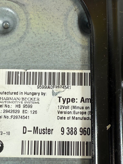 2016 MINI Cooper S COUNTRYMAN R60 Harman Becker AMP Amplifier 9388960 OEM