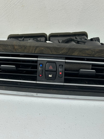 09-15 BMW 750I 740I F01 F02 Center Dash Trim W/ Air Vents OEM Woodgrain OEM