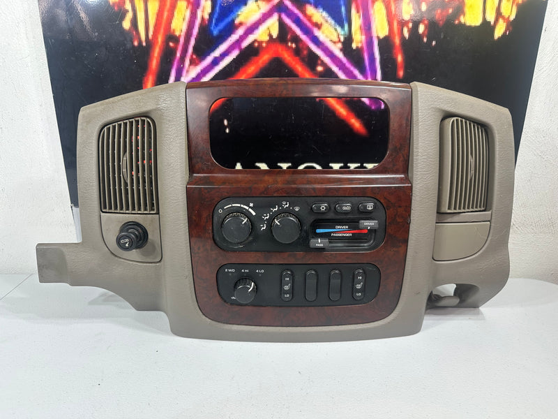 02 2002 Dodge Ram 1500 HEATER CLIMATE TEMPERATURE CONTROL DUAL ZONE P55056811AD