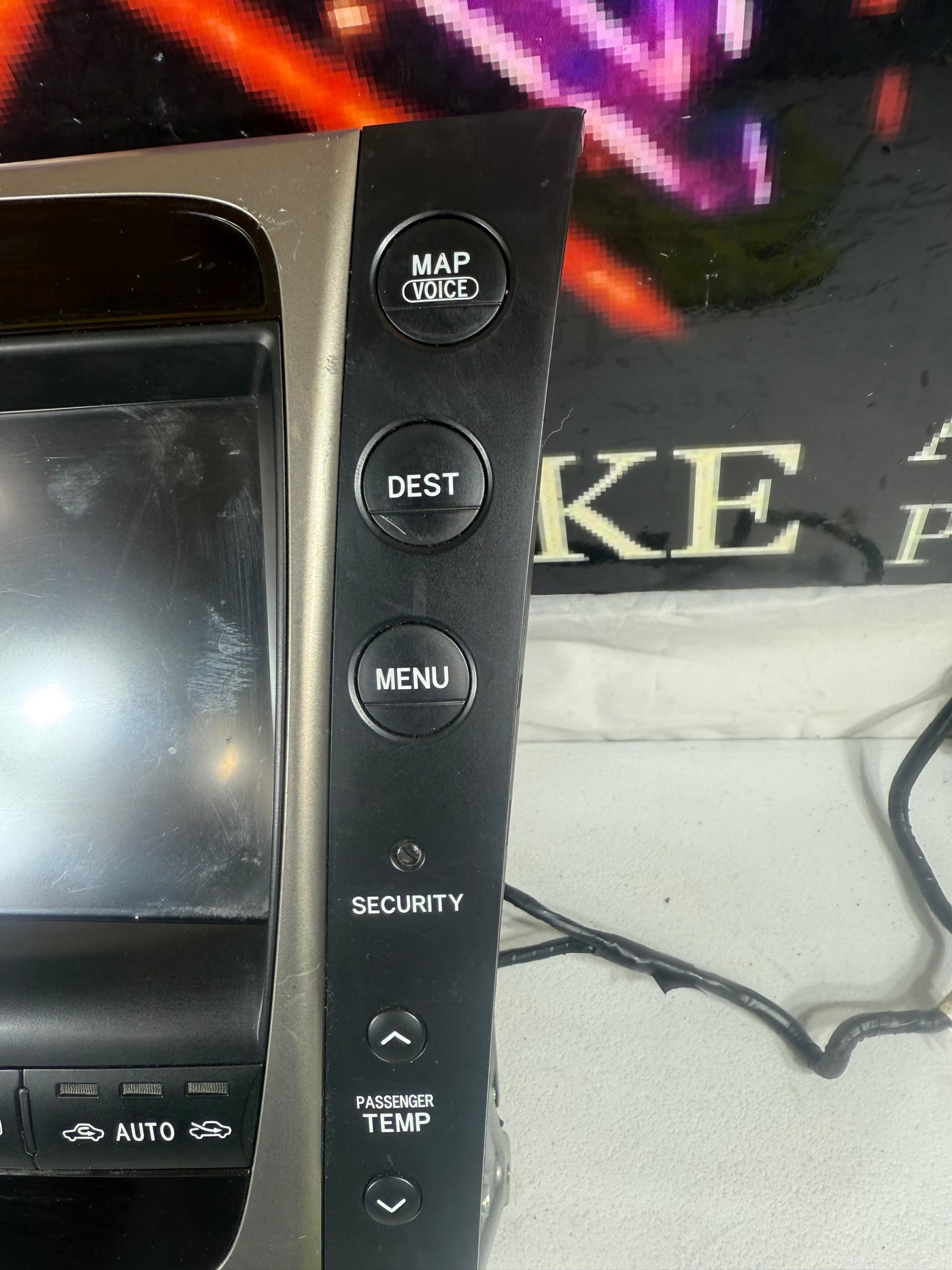 2007 Lexus GS450h GPS Display Navigation Screen 86111-30550 OEM