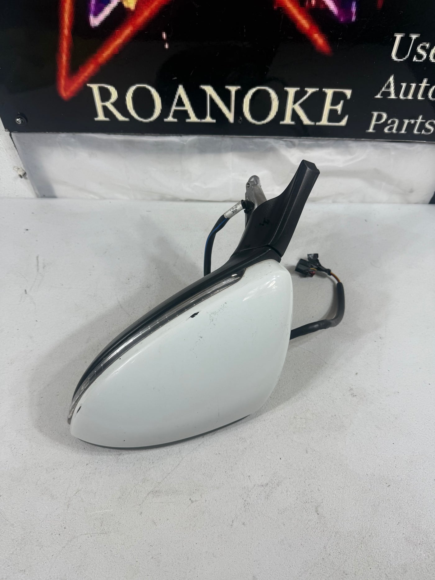 15-21 VW GOLF POWER DRIVER LEFT LH SIDE VIEW DOOR MIRROR WHITE OEM