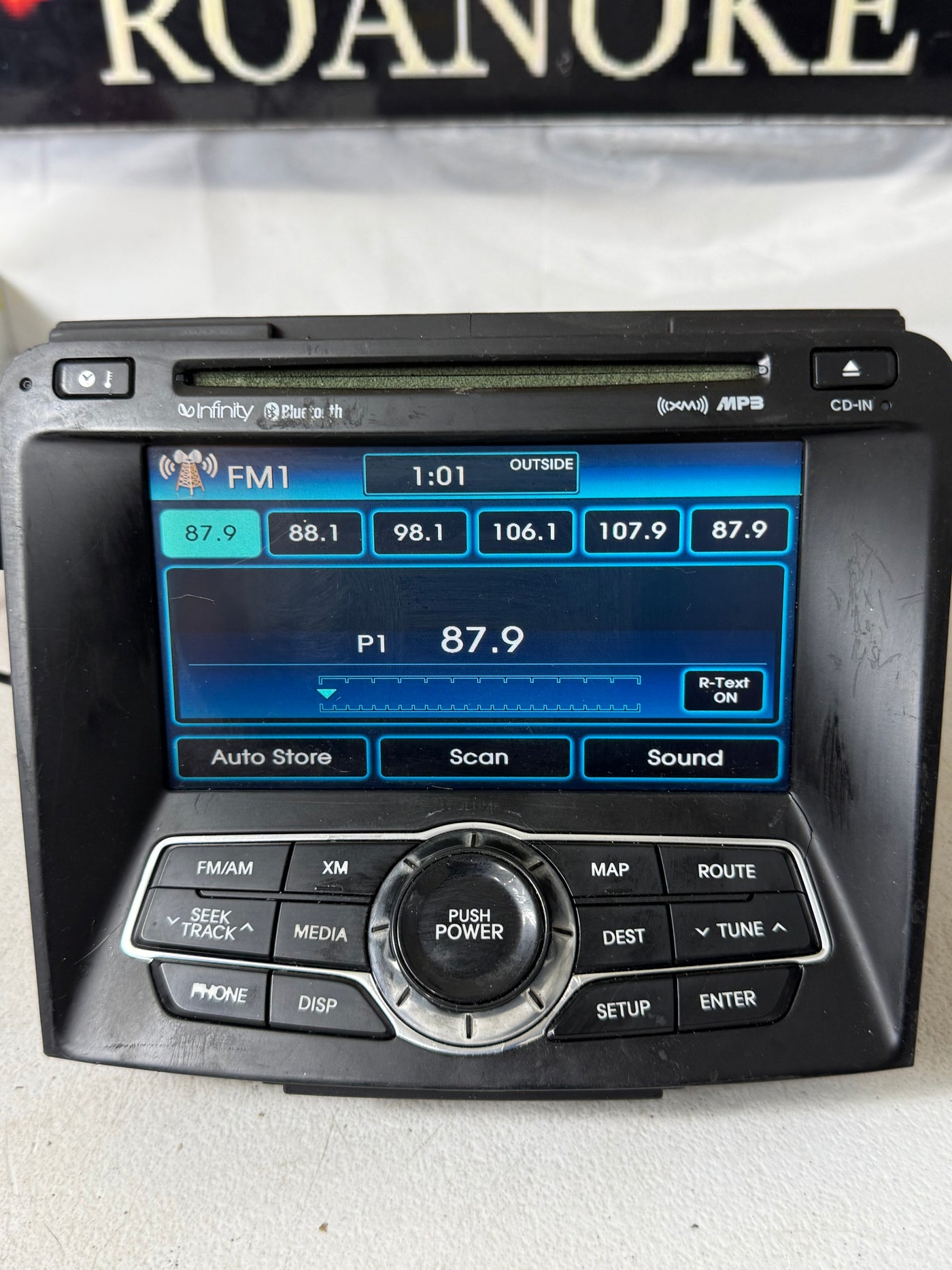11 12 2011 2012 Hyundai Sonata Radio Cd OEM Gps Navigation System 96560-3Q501