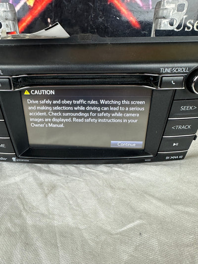 Reman 2015-2018 Toyota RAV4 OEM HD Radio Touch Screen CD Player Gracenote 100582