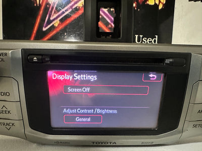 10 11 12 13 TOYOTA 4RUNNER OEM Factory AM FM RADIO Info Display CD Player P10121