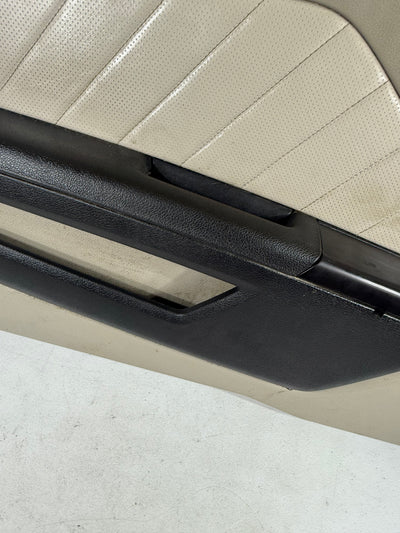 OEM 2010 - 2014 FORD MUSTANG COUPE LEFT DRIVER DOOR PANEL BEIGE SHAKER