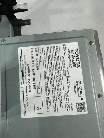10 11 12 13 TOYOTA 4RUNNER OEM Factory AM FM RADIO Info Display CD Player P10121