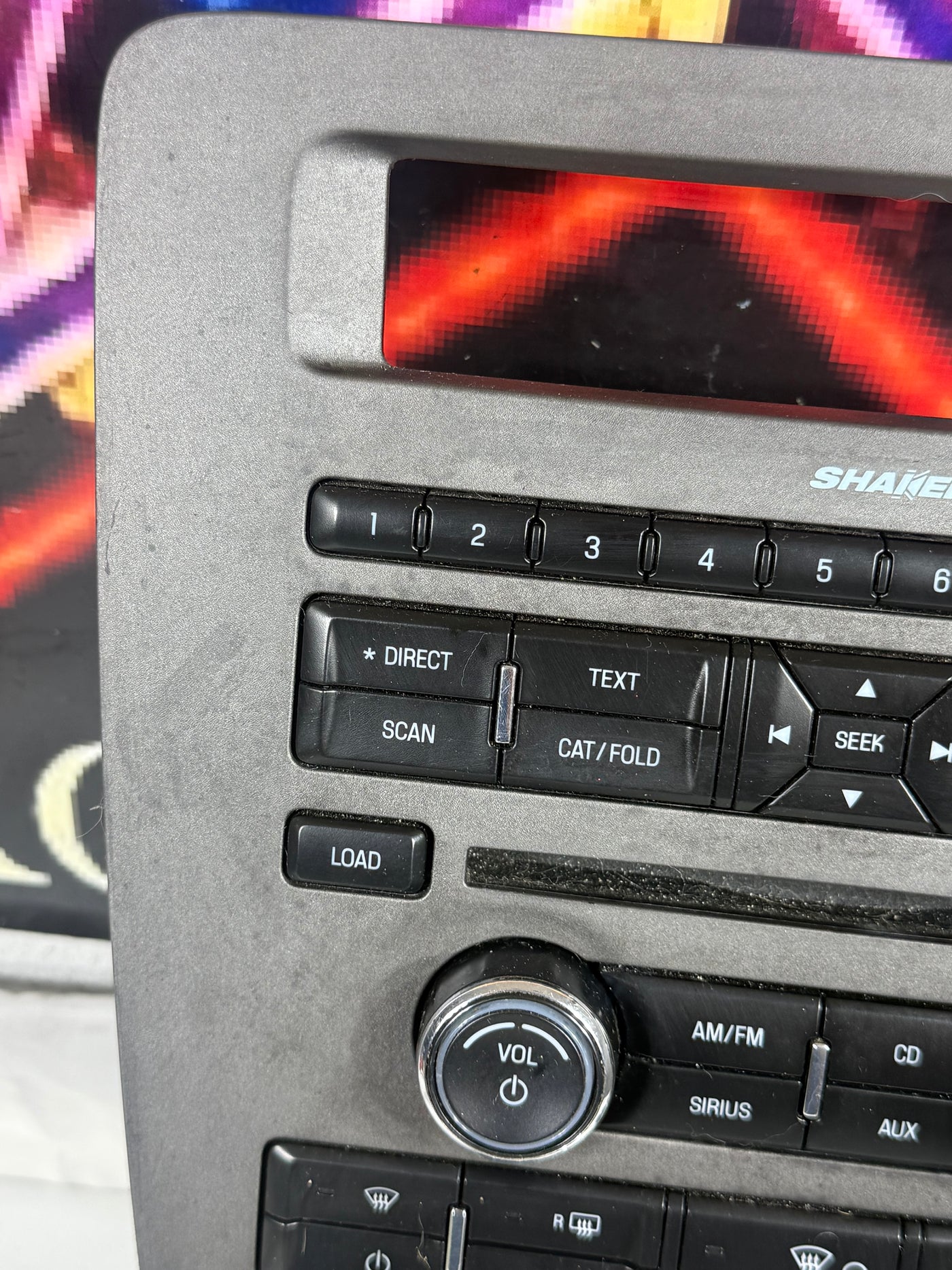 2010 2012 Mustang Shaker Audio Radio Control Panel Receiver Small Display TESTED