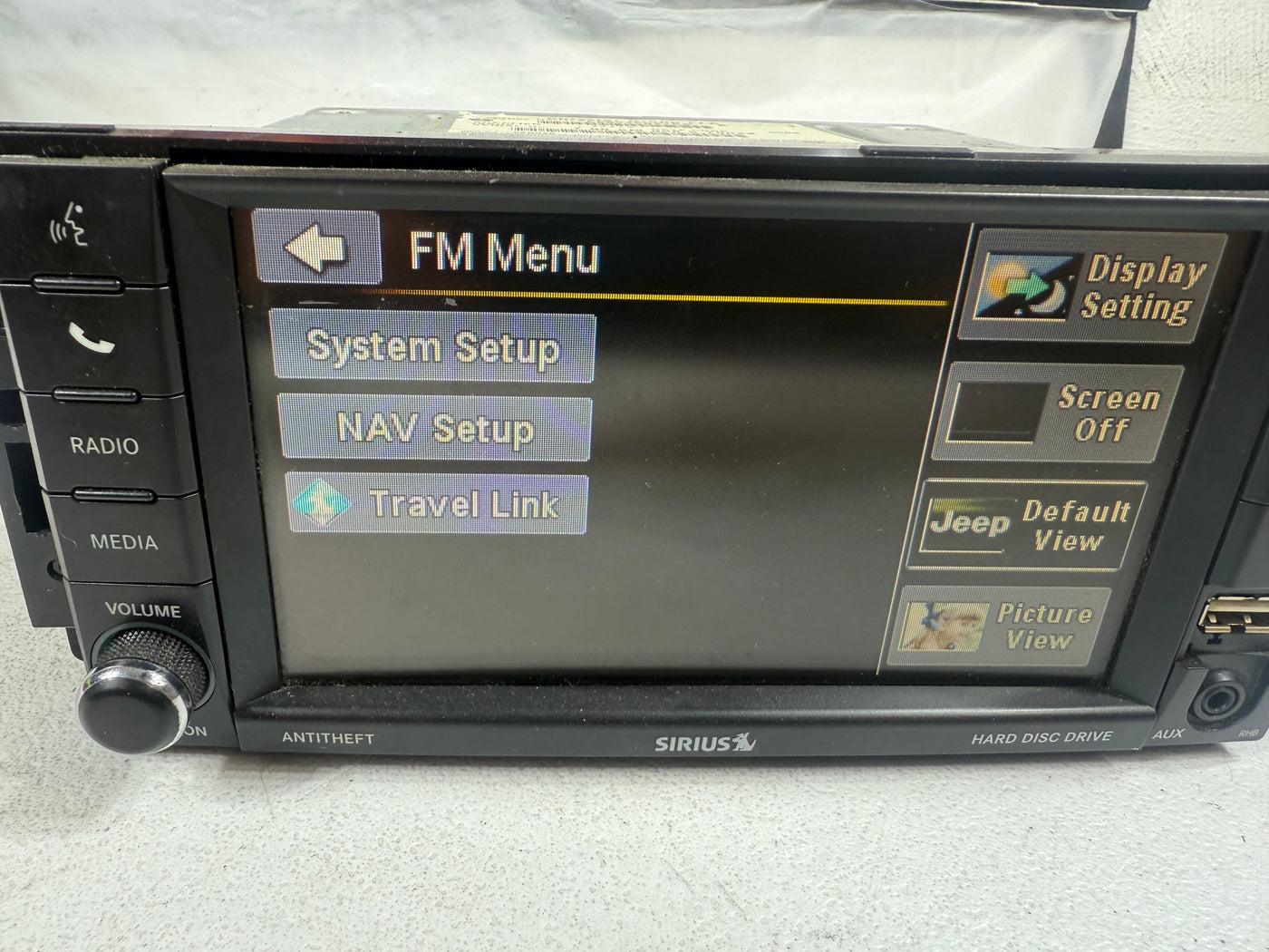2013-2017 Jeep PATRIOT COMPASS Radio Display Receiver RHB Navigation SAT OEM