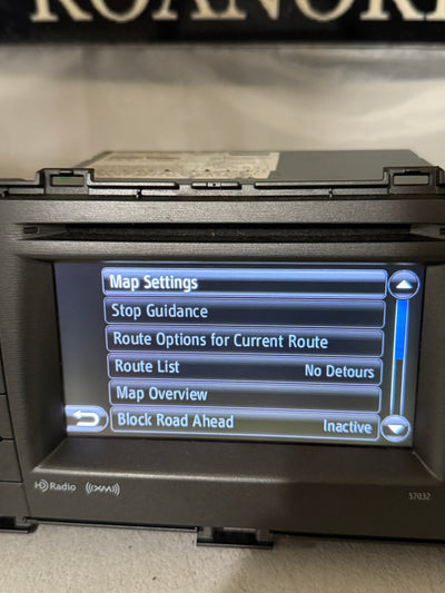 2012-2015 Toyota Prius AMFM Navigation Radio Receiver Display Screen 86140-47060